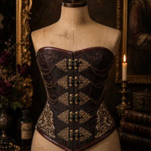 The Madhavi Brocade Overbust Corset