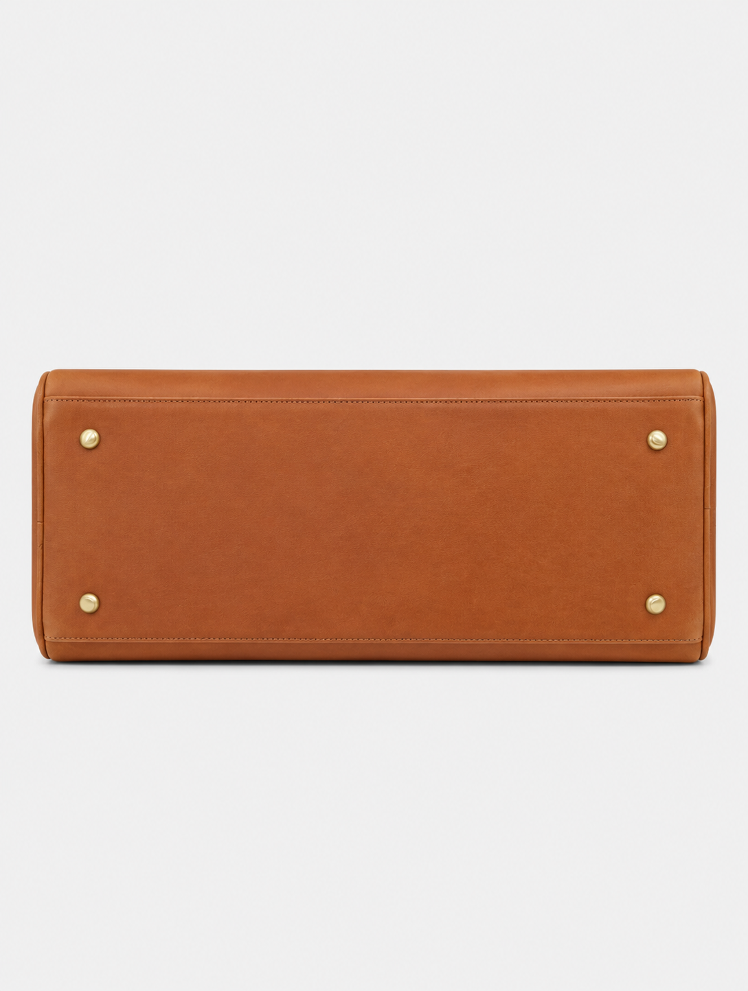 Heritage Cognac Leather Duffel Bag | Premium Oversized Weekender Travel Bag